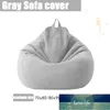 소파 커버 퍼프 그레이드 의자 없음 필러 린넨 천으로 안락 좌석 콩 가방 Pouf Puff Couch Tatami Pouf Salon Puff Asiento