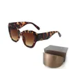 Высококачественные дизайнерские солнцезащитные очки Womans 0808 Роскошные мужские очки солнце