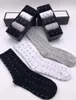 21SS luxur chaussettes pour hommes et femmes sport longue chaussette 100% coton couple entier 5 pièces avec box296u