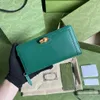 Designer Top qualité Diana bambou ZIPPY WALLET en cuir véritable sac de carte de crédit mode pures267P