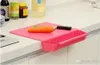 Bloco de corte 2 em 1 Pinkycolor prático com slot de prato blocos de desbastamento econômico plástico placa não deslizante ferramentas de cozinha