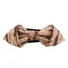Papillon Cravatta in legno di sughero Uomo Papillon in grana creativa Accessori per feste di matrimonio alla moda . Donn22