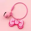 Cute Chain Girl Women Kawaii chains Heart Flowers Shape Key Ring Holder For Gift Bag Charms Pendant Jewelry Accessories