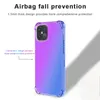 Colorful Shockproof Phone cases For iPhone 13 12 11 Pro Max Xs XR X SE 7 8 plus Gradient Rainbow Soft TPU bumper Protective case