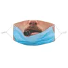 Masque drôle hommes femmes bleu coton masques anti-poussière blague imprimé usine vente en gros ventes directes top vente