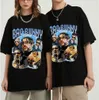 S2qo Homens Camisetas Hip Hop Bad Bunny Verão Manga Curta Camisetas Algodão Plus Size Oversize Tee Mulheres Mens Camisa Gráfica