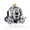 Retro Carriage Alloy Charm Bead Fashion Women Jewelry Stunning Design European Style For DIY Bracelet Necklace 42 W2