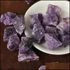Decor Eents Gardensell Wysokiej jakości Lepedolite Kamień leczenie szorstkie kryształowe fioletowe okaz