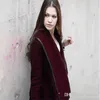 QNPQYX Autunno Inverno Abbigliamento per Donna Nuovo Europeo Americano Misto Lana Cappotti Donna Trim Personalità Regole Asimmetriche Giacca Corta Cappotti