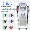 Laser Machine 80K Cavitation 40K Vacuum System Ultrasound Tripolar Sixpolar Body Cavitation Slimming