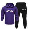BMC Swiss cycling Hoodie autumn winter round neck Hoodie and sweatpants men's plus size s-3xl Y201001