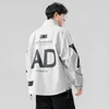 Autumn Jacket Men Fashion Streetwear Hooded Korean Style Mens Bomber Coat Spring Wear Hip-Hop Male Cloth Trendy 210811