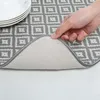 Tapis de séchage de vaisselle de cuisine, pour comptoir, ventouse, vaisselle, tasse, bol, tampon de vidange, contrôle de la matière sèche, napperon de bureau, tapis de rapport