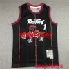 Men 8 Styles Jersey 1# McGrady 2021 Jersey de baloncesto negro retro S M L XL XXL Vest