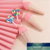 8ml Ice Cream Empty Lip Gloss Tube Mini Refillable Bottles Lips Balm Bottle Brush Container Lipgloss Lipstick