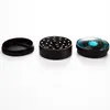 Zicn Alloy Metal Herb Grinders 50mm Smoking Accessories Diameter Grinder 3D Tobacco Crusher For Pollen Presser Filter