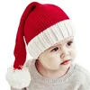 Höst baby jul söt ren baby beanie mjuk varm hakan stickad hatt för tjejer pojkar julklapp barn kepsar y21111