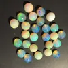 6x6mm Natural Ethiopian Opal Round Cabochon Loose Gemstones H1015