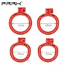 Cockrings frrk3d kit de dispositivo de ligação à tartaruga de gaiola de gaiola de gaiola com 4 anéis Brinquedos pretos brilhantes 12045331304