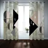 2021 HD-afdrukken 3D Gordijn Abstracte gordijnen voor woonkamer Slaapkamer Cortinas Hotel Drapes