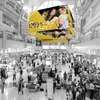 5ft Messe Sky Hang kubisches Schild-Banner-Werbedisplay mit Seiten und Unterseite, Stoffdruckgrafiken, tragbare Tragetasche