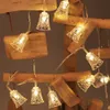 1,5 m 10ed Christmas Bell String Lights Outdoor Party Garden Decoration Wedding Xmas Y201020