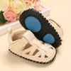Sandali scarpe da bambino estive da 0 a 18 mesi, suole in gomma da uomo in PU per bambini antiscivolo e traspiranti