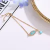 2020 Turkish Lucky Blue Crystal Evil Eye Bracelets For Women Handmade Gold Chains Lucky Jewelry Bracelet woman jewelry 71 R27674210