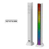 RGB Voice Activated Music Light Mini atmosphere Rhythm Rechargeable Night Lights 5V 240mAh Household Party Stick255R