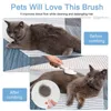 Self Cleaning Slicker Brush for Dog and Cat Grooming Removes Undercoat Tangled Hair Massages Particle Pet Comb Improves Circulation