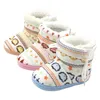 First Walkers Infant Aby Winter Warm Boots Cotton Padded Toddler Baby Boys Girls Born Soft Plush Boot 6-12 Months