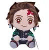 11pcs/lot Demon Slayer Plush Toys 20cm Kimetsu No Yaiba Kamado Tanjirou Tomioka Giyuu Agatsuma Zenitsu Douma Sabito Stuffed Doll H0824