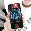 Persönlichkeit Musik Fluoreszenz Trend Rock Gitarre Handyhüllen TPU Soft Clear Stoßfest Hülle für iPhone 13 12 Mini 11 Pro Max XR XS X 8 7 Plus