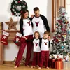 Newchristmas familj pyjamas sätter pappa mamma barn baby familj matchning jul sleepwear julnatt pyjamas party bär ewa1839