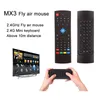 X8 rétro-éclairage MX3 Mini clavier 2.4G télécommandes PC sans fil avec apprentissage IR Qwerty 6 axes Fly Air souris rétro-éclairé Gampad pour Android TV Box i8