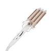 Curling Iron 3 Barrel Curling Iron 1 Inch Håravävar Justerbar temperatur Curling Wand Tongs Crimping Bubble Styling Tool5760203