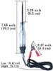 Bilspännings tester Ljuskrets Kontinuitetssäkring för 6-24V DC Long Systems Probe Test Elektrisk indikatorlampa