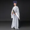 Cinese antico hanfu maschile TV Prestazioni cinematografiche usura teatrale Abbigliamento del ministro antico periodo dei Tre Regni Il costume di Zhuge Liang