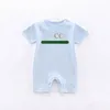 Zomer peuter baby baby jongen ontwerpers kleding Pasgeboren Rompertjes Katoenen Pyjama met korte mouwen 0-18 Maanden kinderen meisje Jumpsuits