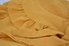シアサッカーのソリッドカラーレースアップジッパーミニスカート女性女性夏のフリルハイウエストスカートプラスサイズの女性服210315
