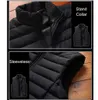 Aiwetin Gilet Hommes Automne Hiver Vestes Épais Gilets Homme Manteaux Sans Manches Mâle Chaud Coton Rembourré Gilet Gilet Veste Hommes 210925