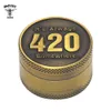 Hornet Metal Herb Moedor 40mm 3 Tubos Liga de Zinco Mini Crusher de Tabaco com Pólen Catcher Fumping Grinder Acessórios C0310