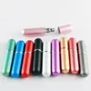 5 ml portatile da viaggio mini bottiglia ricaricabile profumo atomizzatore pompa profumo spruzzatore bottiglie interno in vetro custodia in alluminio 410 V2