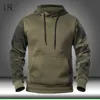 Jesień Męskie Wojskowe Kamuflaż Polar Bluzy Tactical Mężczyzna Winter Camo Hip Hop Sweter Hood Bluza Luźna Odzież Y0804