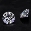 BOEYCJR F Farbe 0,5/0,6/0,8/1/1,2/1,5/2/2,5/3/3,5/4/4,5/5 ct Runde Brillant Moissanit Diamant Lose Perlen Schmuck Zubehör Q0531