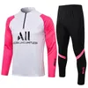 21/22 Tracksuit Men Football Training Suit 2023 Mbappe Kean Sergio Ramos Marquinhos Verratti Kimpembe Long Sleeveenfants Kids Chandal Kits sportkläder