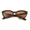 Jangoul Wood Men Cat Eye Bamboo Women for Polarized Mirror Sunglasses Oculos the Sun Masculino Handmade 0843664164