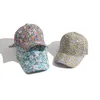 Chapeaux d'extérieur Casquette de fleur cassée Hardtop Mode étudiant Parasol Baseball Casquettes de sport décontractées La taille des couvre-chefs peut être ajustée i690 #