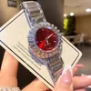 Abito donna orologi zaffiro donna wirstwatches top brand diamante lunetta lusso cinturino in acciaio inossidabile orologio al quarzo per signora capodanno regalo di San Valentino montre de luxe