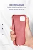 Tem capas de telefone de silicone líquido LOGO para iPhone 13 Pro Max 12pro 11 Xr Xs 8 7 6s Plus à prova de choque à prova de arranhões com caixa de varejo uf159